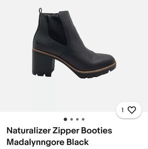 Black Naturalizer Madelyn boots, size 9
